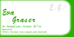 eva graser business card